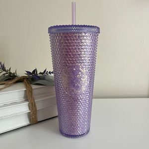 Starbucks purple glitter studded tumbler